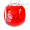Bead Glas Modul rot European Beads  925er Silber CarloBiagi Beads Silberbeads BBGM13