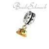 Dangle Bead Handtasche European Beads  925er Silber CarloBiagi Beads Silberbeads BDSG17