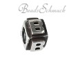 Bead Buchstabe B European Beads  925er Silber CarloBiagi Beads Silberbeads BLPB