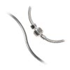 Carlo Biagi 20cm Clip Logo Bead Armband Silber mit exta Clip BRCS20