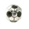 Kidz Bead Ball schwarz  Beads für Armband  925er Silber CarloBiagi Kidz Silberbeads KBE055